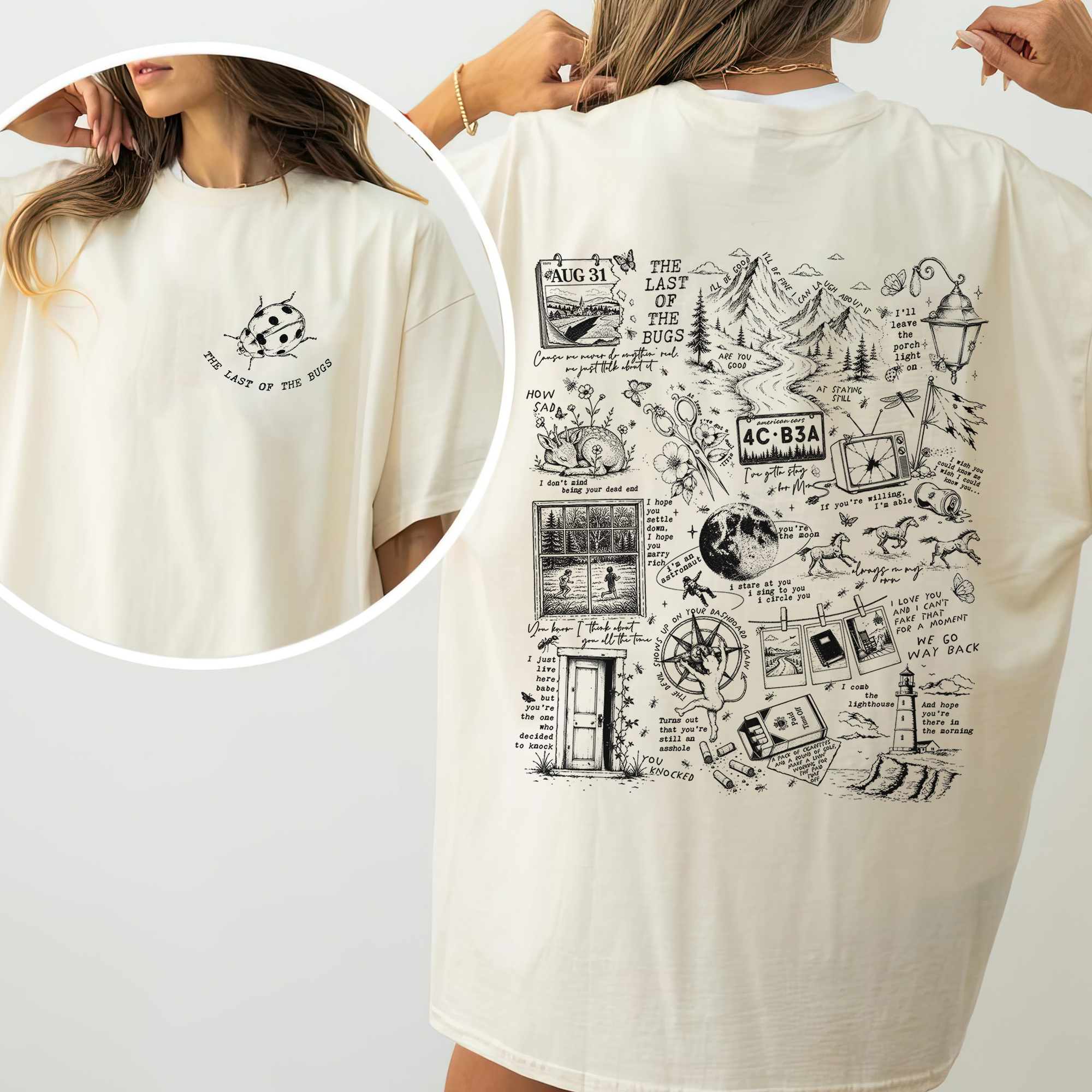 The Divide Comfort Colors® Shirt, The Last Of The Bugs Tee, Vintage Concert Merch Shirt